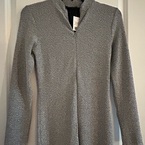 LOVE 83 • Silver Shiny Sleek Jumpsuit • Medium • - Picture 8 of 10